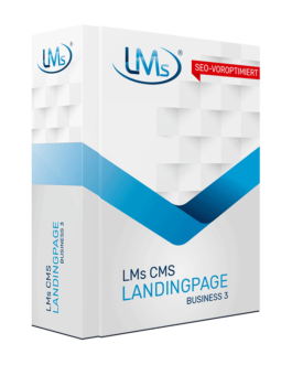 LMs CMS Landingpage Business 3 - Software zum Erstellen von Landingpages