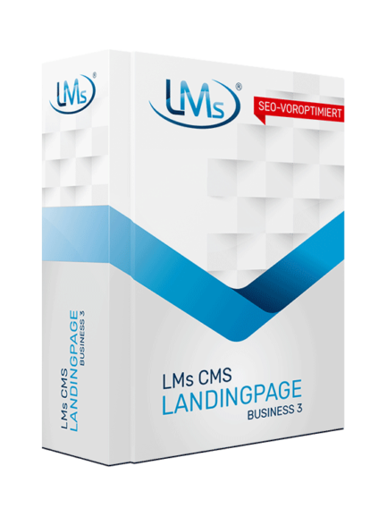 LMs CMS Landingpage Business 3 - Software zum Erstellen von Landingpages